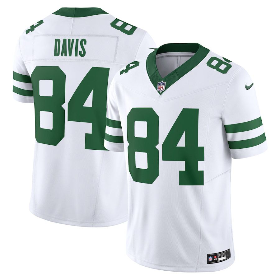 Men New York Jets #84 Corey Davis Nike Legacy White Vapor F.U.S.E. Limited NFL Jersey